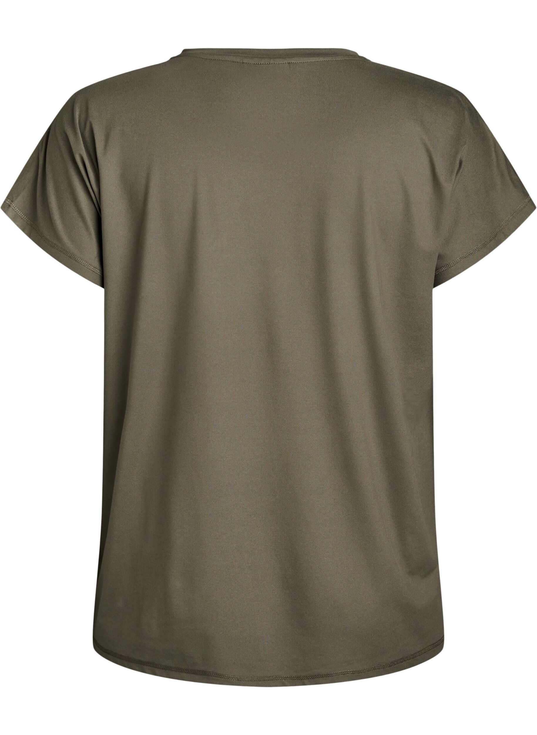 ZizziT-shirt de sport couleur unie, Vert, Packshot image number 1