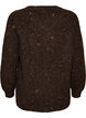 Cardigan avec sequins et boutons, Marron, Packshot image number 1