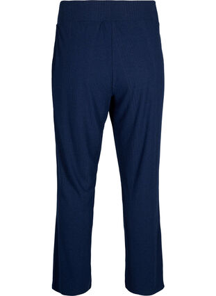 Pantalon confortable avec texture rayée, Night Sky Mel., Packshot image number 1
