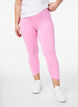 Leggings basiques longueur 3/4 en viscose, Rose, Model image number 0