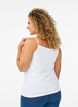 Top basique &agrave; nouer en coton, Blanc, Model image number 2