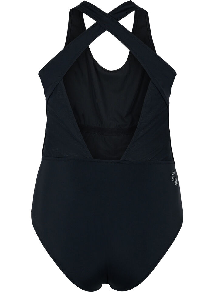 Maillot de bain avec dos croisé, Black, Packshot image number 1