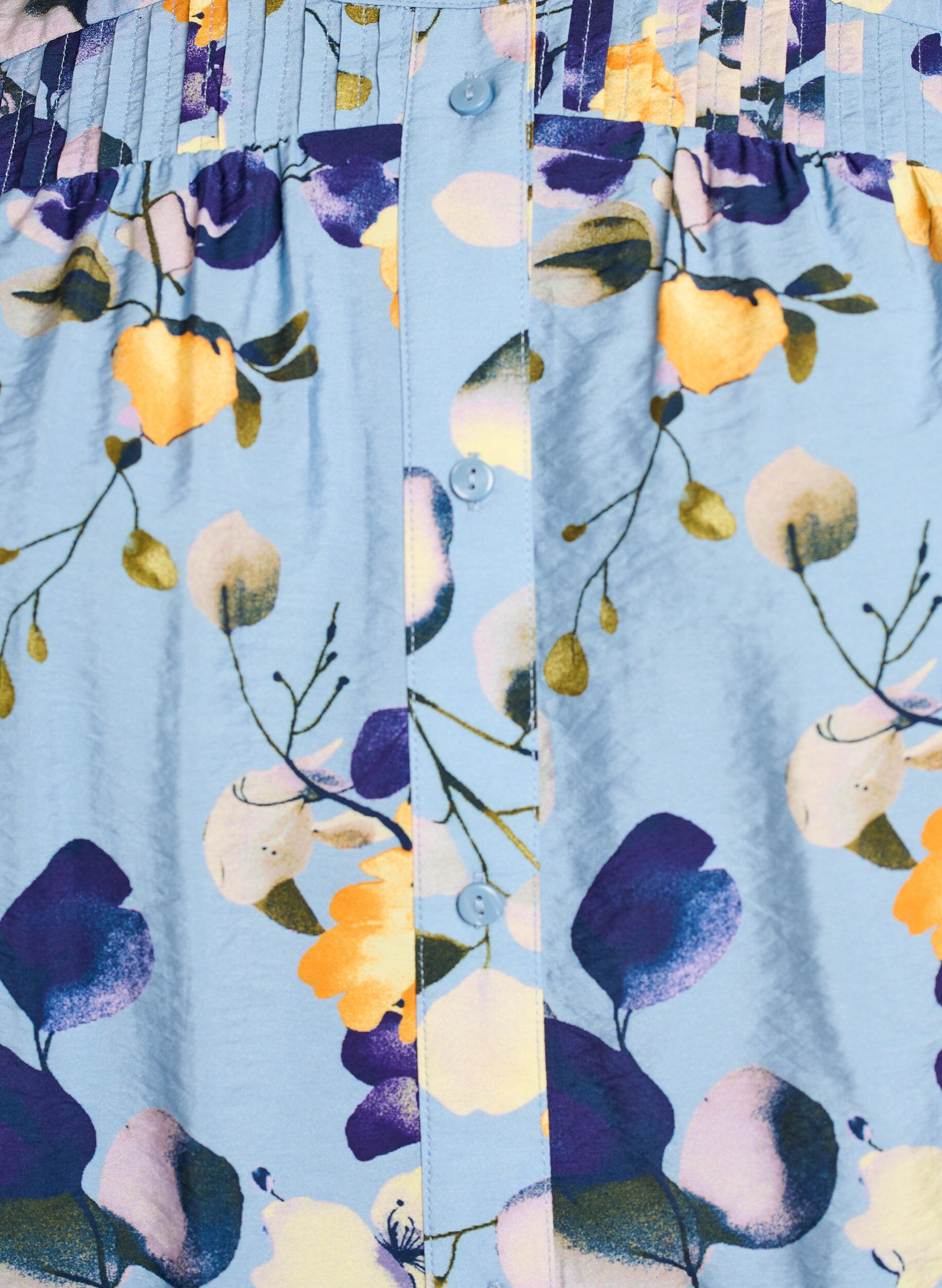 ZizziChemisier imprim&eacute; &agrave; manches 1/2, Bleu Clair, Packshot image number 2