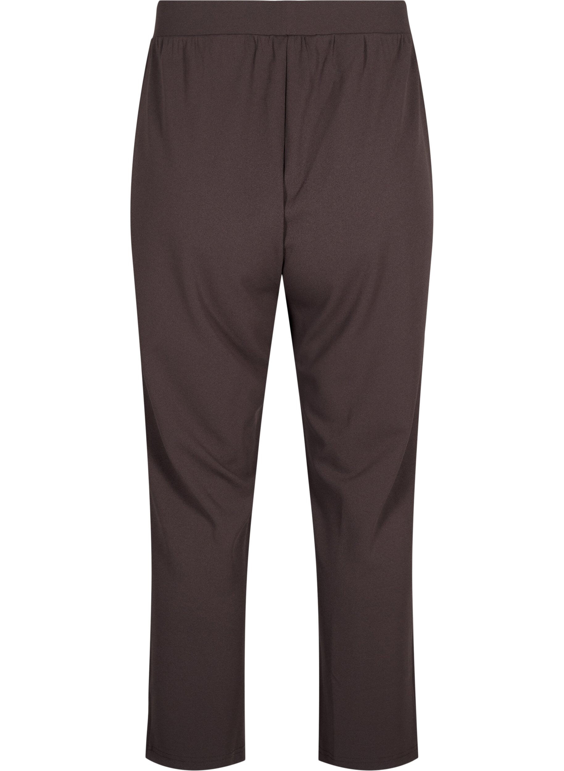 ZizziPantalon &agrave; coupe droite, Marron, Packshot image number 1