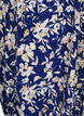 Robe en coton à manches courtes avec imprimé floral, Bleu, Packshot image number 3