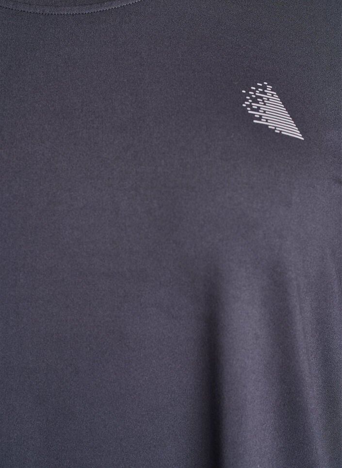 Haut de sport &agrave; manches 3/4, Gris anthracite, Packshot image number 2