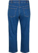 Vera jeans cropped &agrave; coupe droite, Bleu, Packshot image number 1