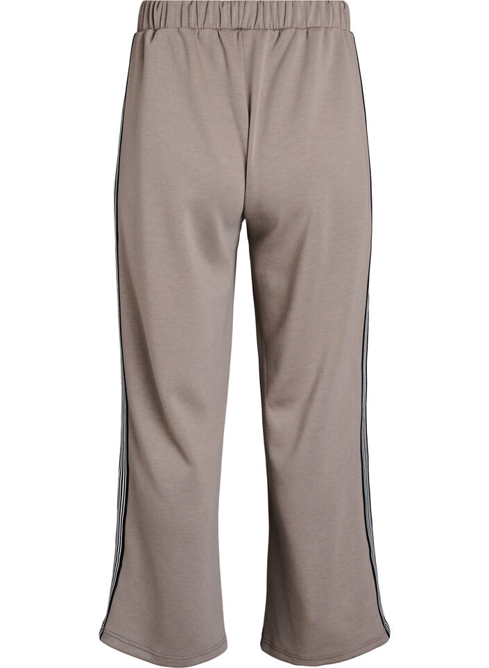 Pantalon avec bandes latérales, Beige, Packshot image number 1