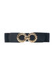 Ceinture extensible avec boucle dorée, Black, Packshot image number 0