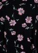 Robe en coton &agrave; manches courtes avec imprim&eacute;, Noir, Packshot image number 2