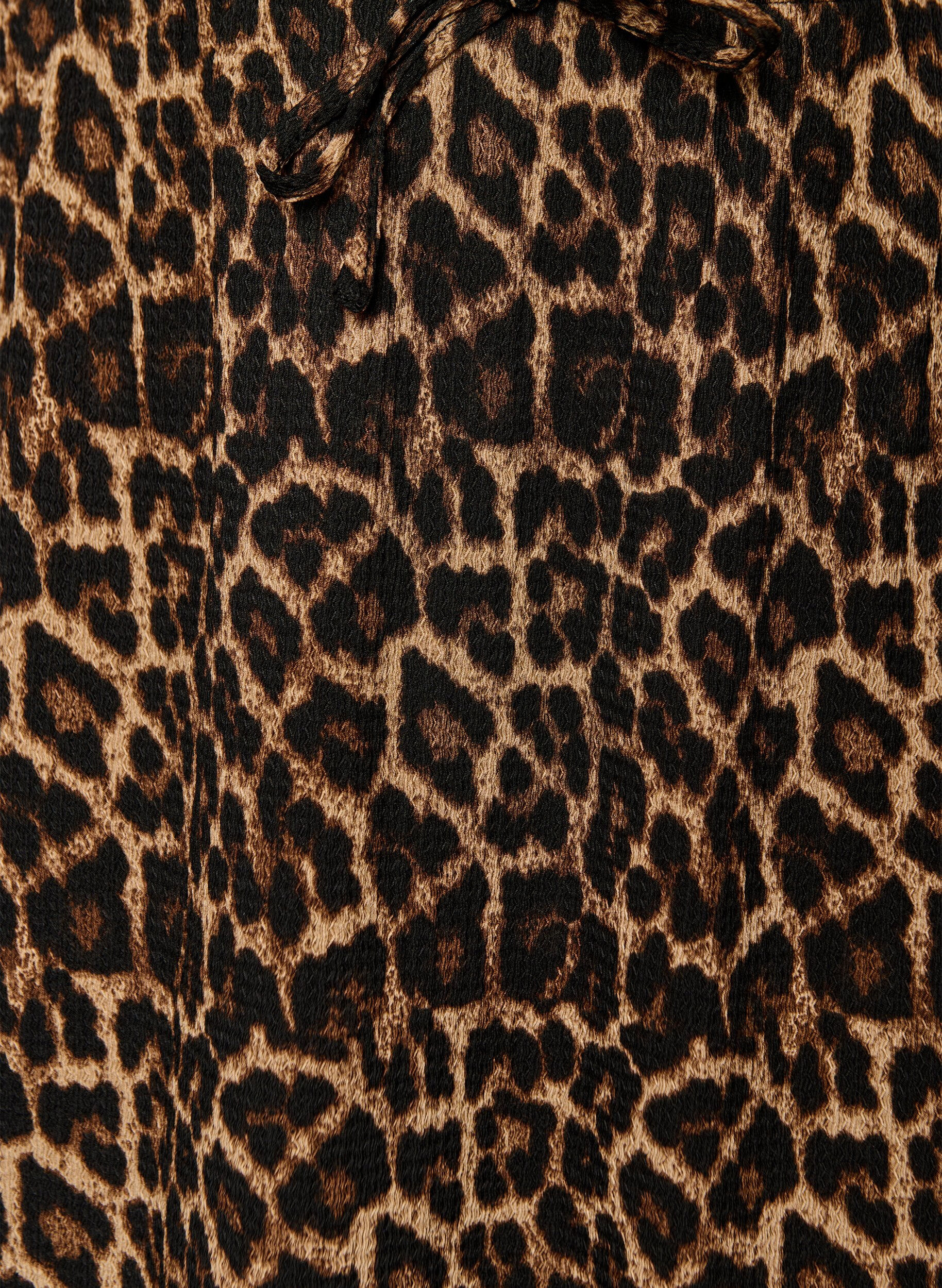 ZizziJupe longue avec ceinture &agrave; nouer et ourlet &agrave; volants, Noir, Packshot image number 2