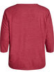 Blouse en jersey avec manches 3/4, Bordeaux, Packshot image number 1