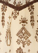 Blouse &agrave; motifs et bordure en crochet, Beige, Packshot image number 2