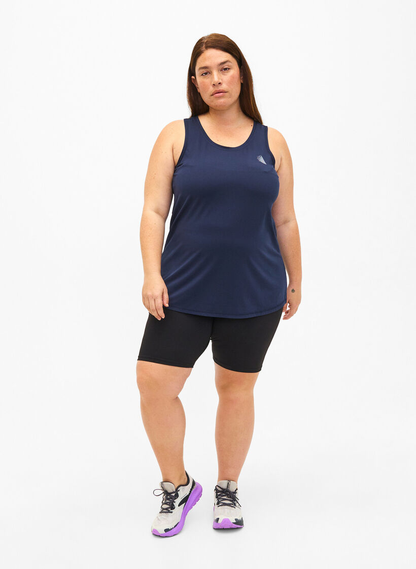 T-shirt de sport à col rond, Night Sky, Model image number 2