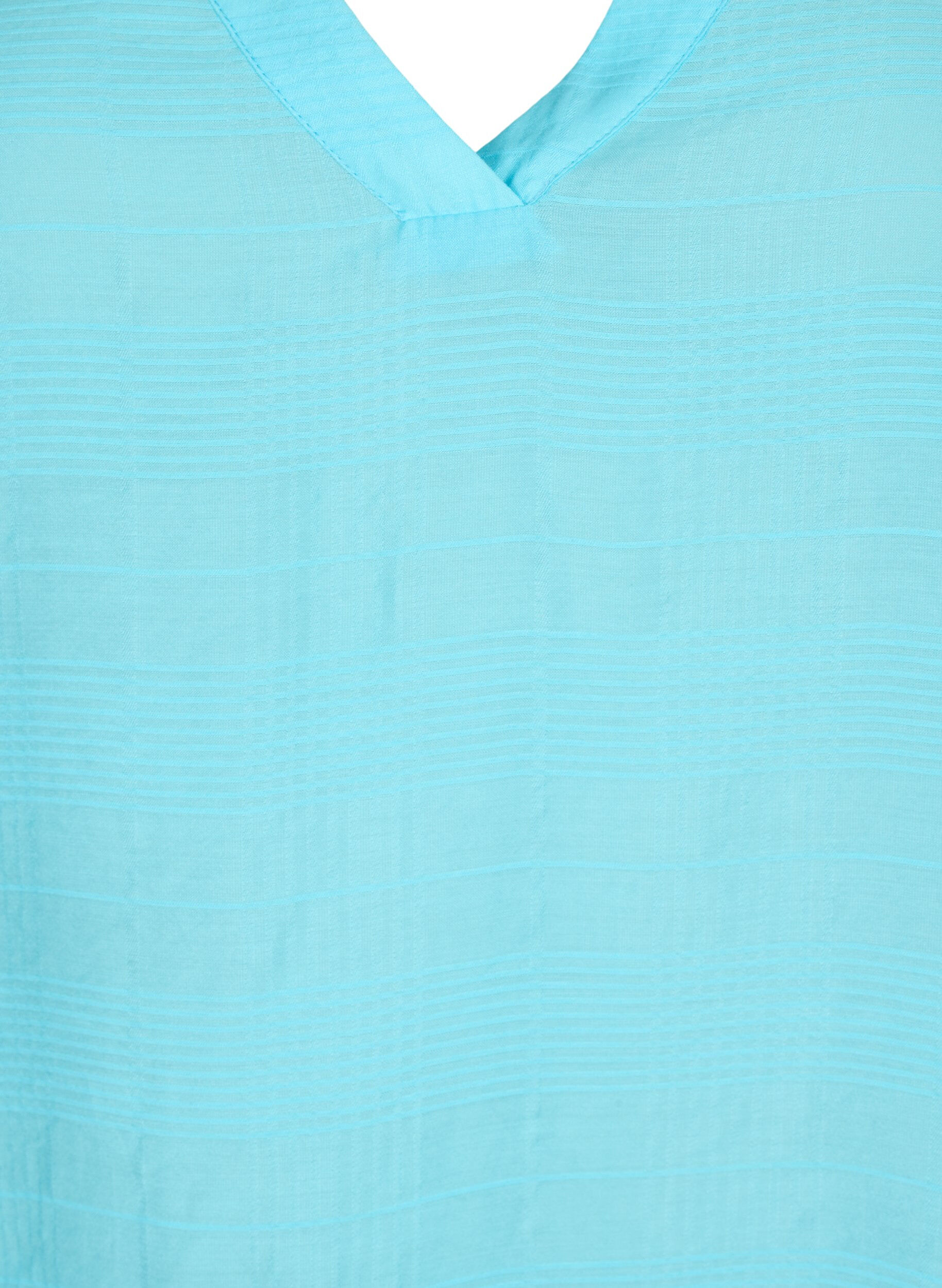 Zizzi Top en viscose textur&eacute;e, Bachelor Button, Packshot image number 2