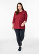 Haut de sport avec manches 3/4, Bordeaux, Model image number 1