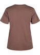 Tee-shirt en coton biologique avec imprimé, Marron, Packshot image number 1