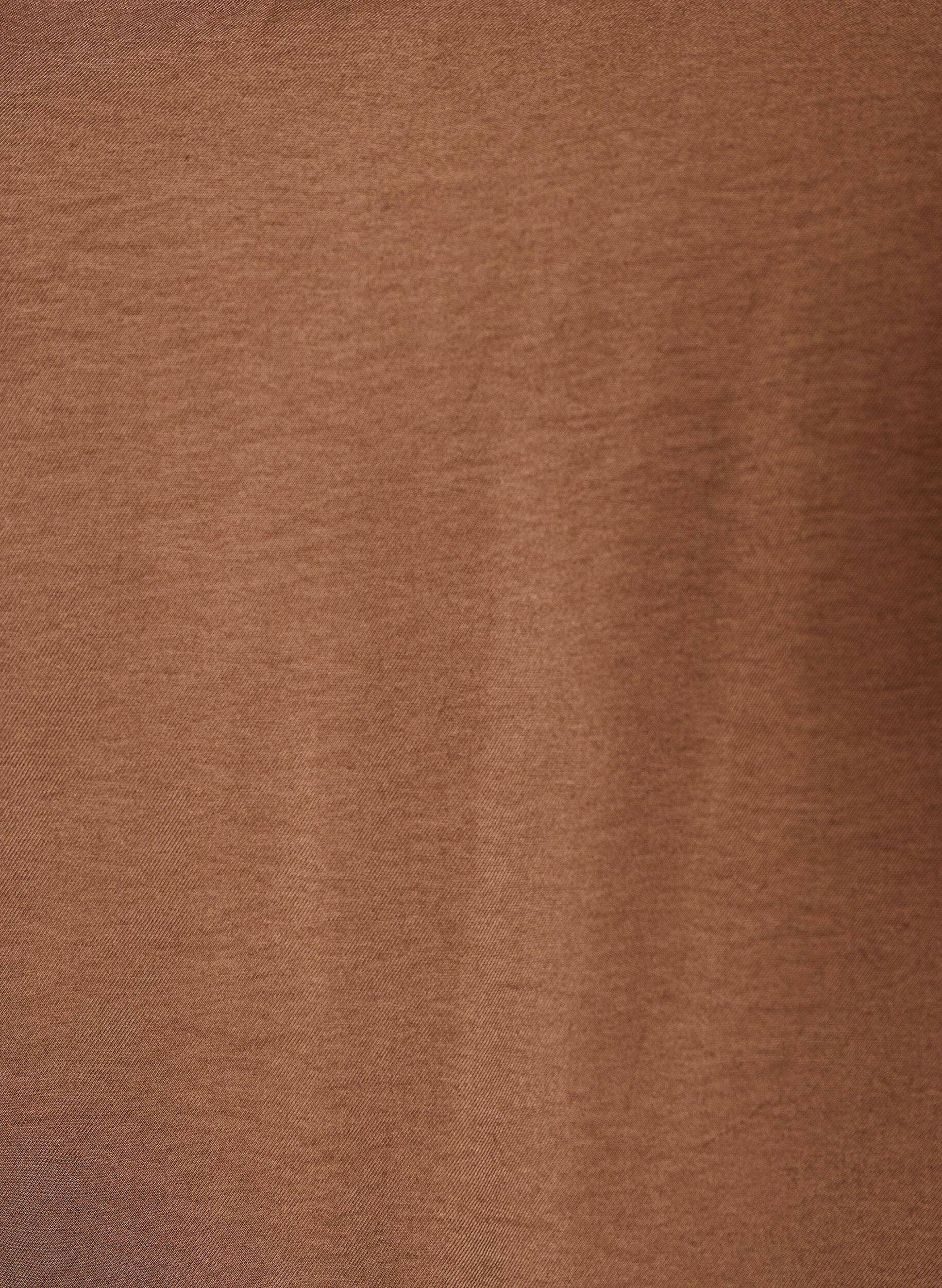 ZizziBlouse avec manches ballon et col en V, Marron, Packshot image number 2