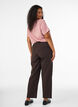 Pantalon &agrave; coupe droite, Marron, Model image number 1