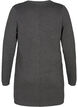 Long cardigan tricot&eacute; dans un m&eacute;lange de viscose, Gris anthracite, Packshot image number 1