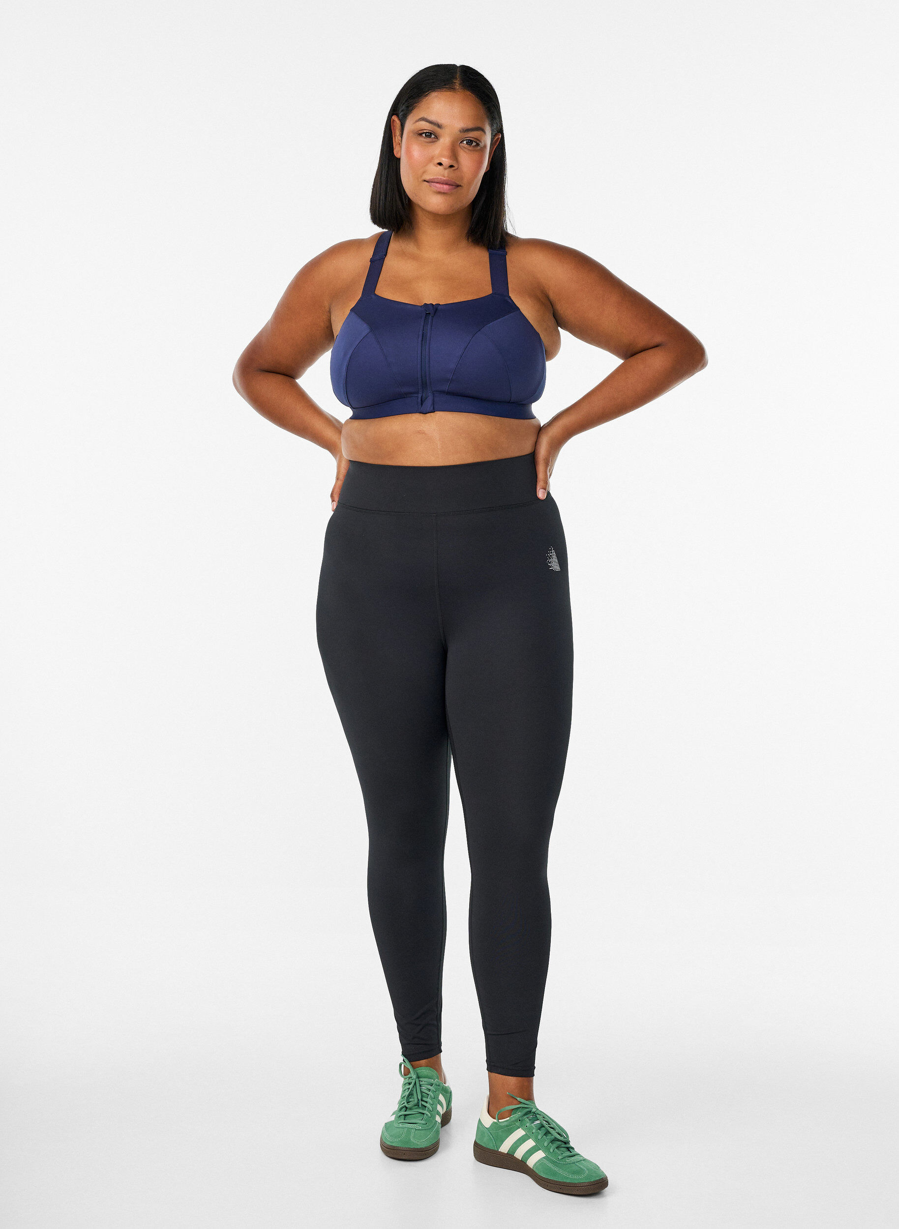 ZizziBrassi&egrave;re de sport avec fermeture sur le devant et maintien &eacute;lev&eacute;, Bleu, Model image number 1