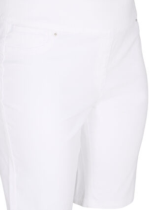 Short moulant avec poches arrière, White, Packshot image number 2