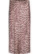 Jupe midi en satin, Marron, Packshot image number 0
