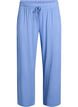 Pantalon de nuit ample en jersey de viscose avec poches, Bleu, Packshot image number 0