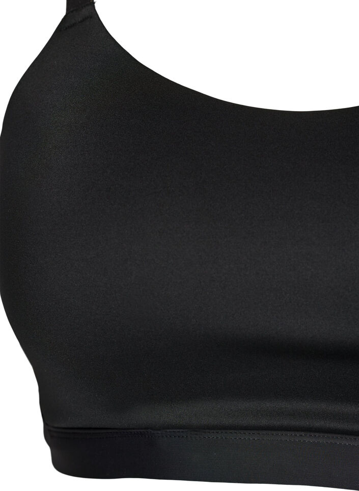 Brassi&egrave;re de sport l&eacute;g&egrave;rement rembourr&eacute;e, Noir, Packshot image number 2
