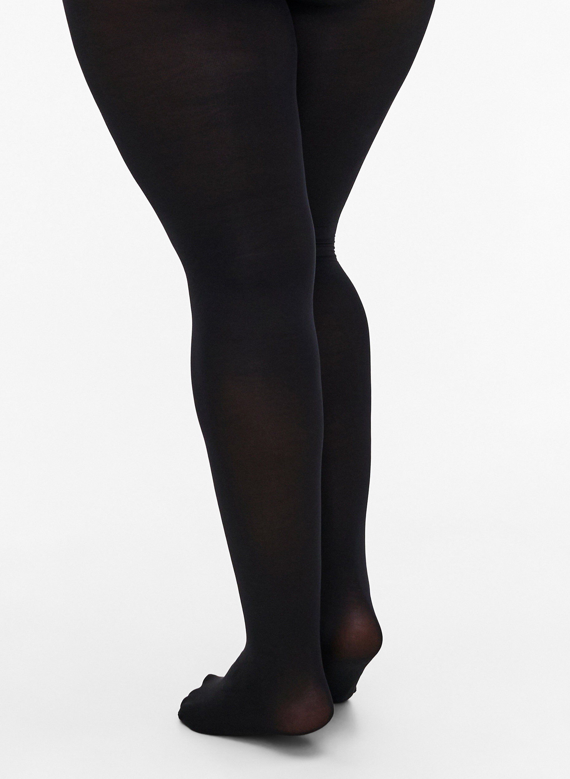 Zizzi Lot de 2 collants en 100 deniers, Noir, Model image number 1