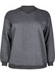 Sweat-shirt à col montant et manches longues, Gris anthracite, Packshot image number 0