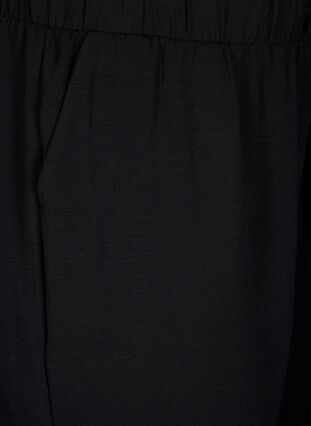 Short avec poches et ceinture élastique, Black, Packshot image number 2