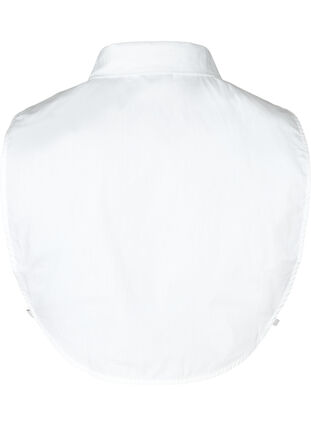 Col chemise ample et uni avec perles, Bright White, Packshot image number 1
