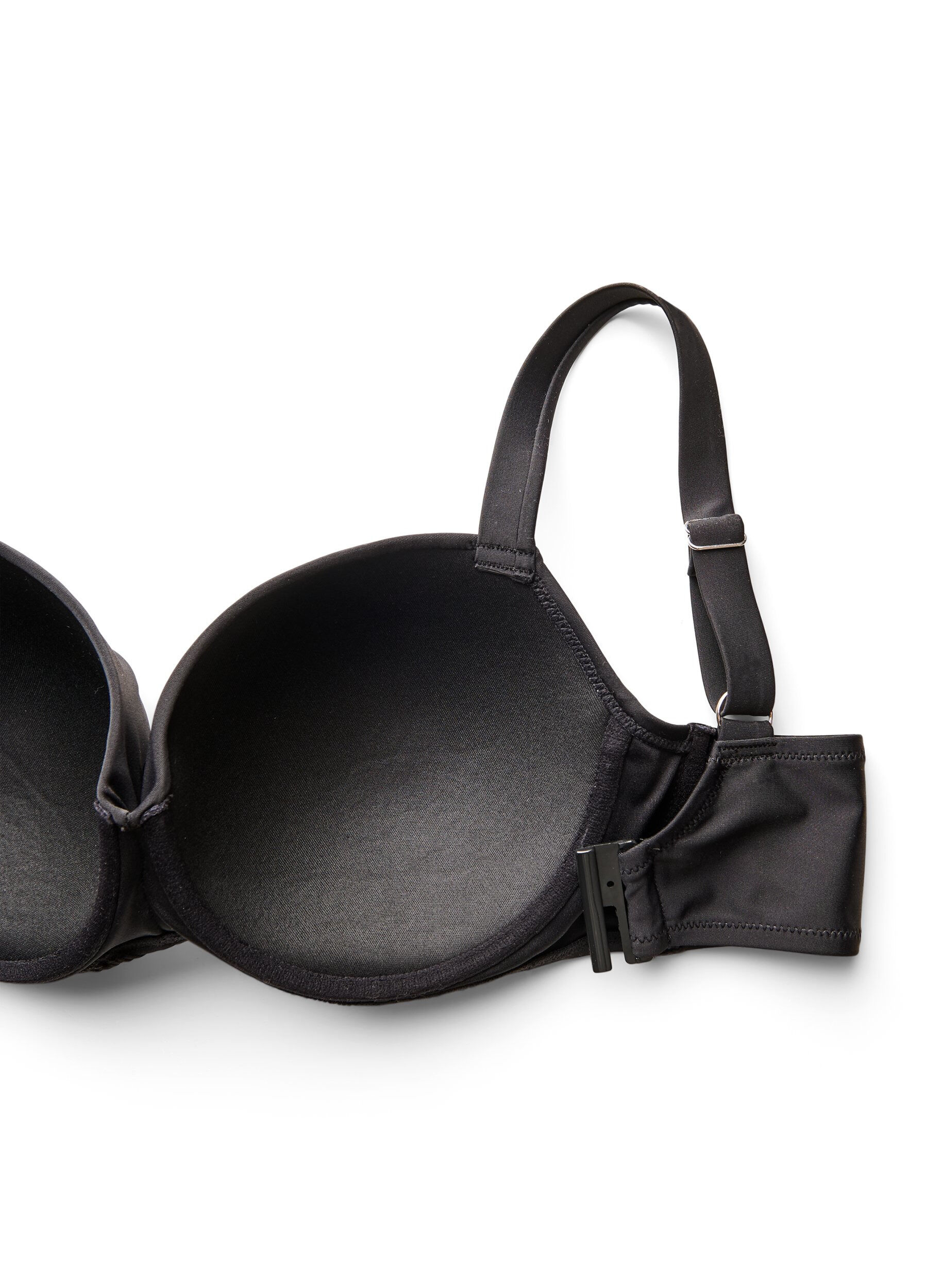 ZizziHaut de bikini avec armatures et drap&eacute;, Noir, Packshot image number 3