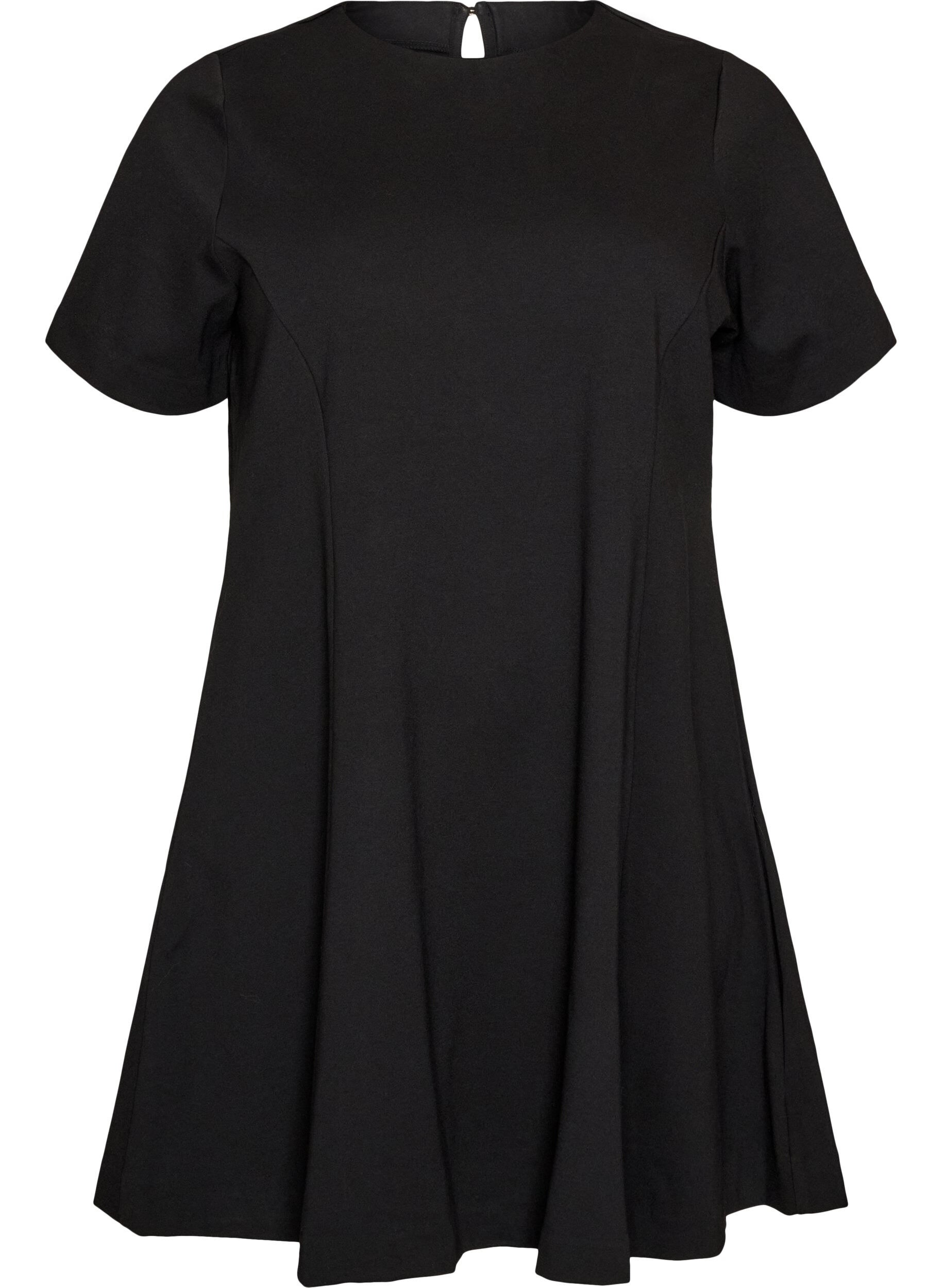 ZizziRobe courte &eacute;vas&eacute;e en jersey, 0199, Packshot image number 0