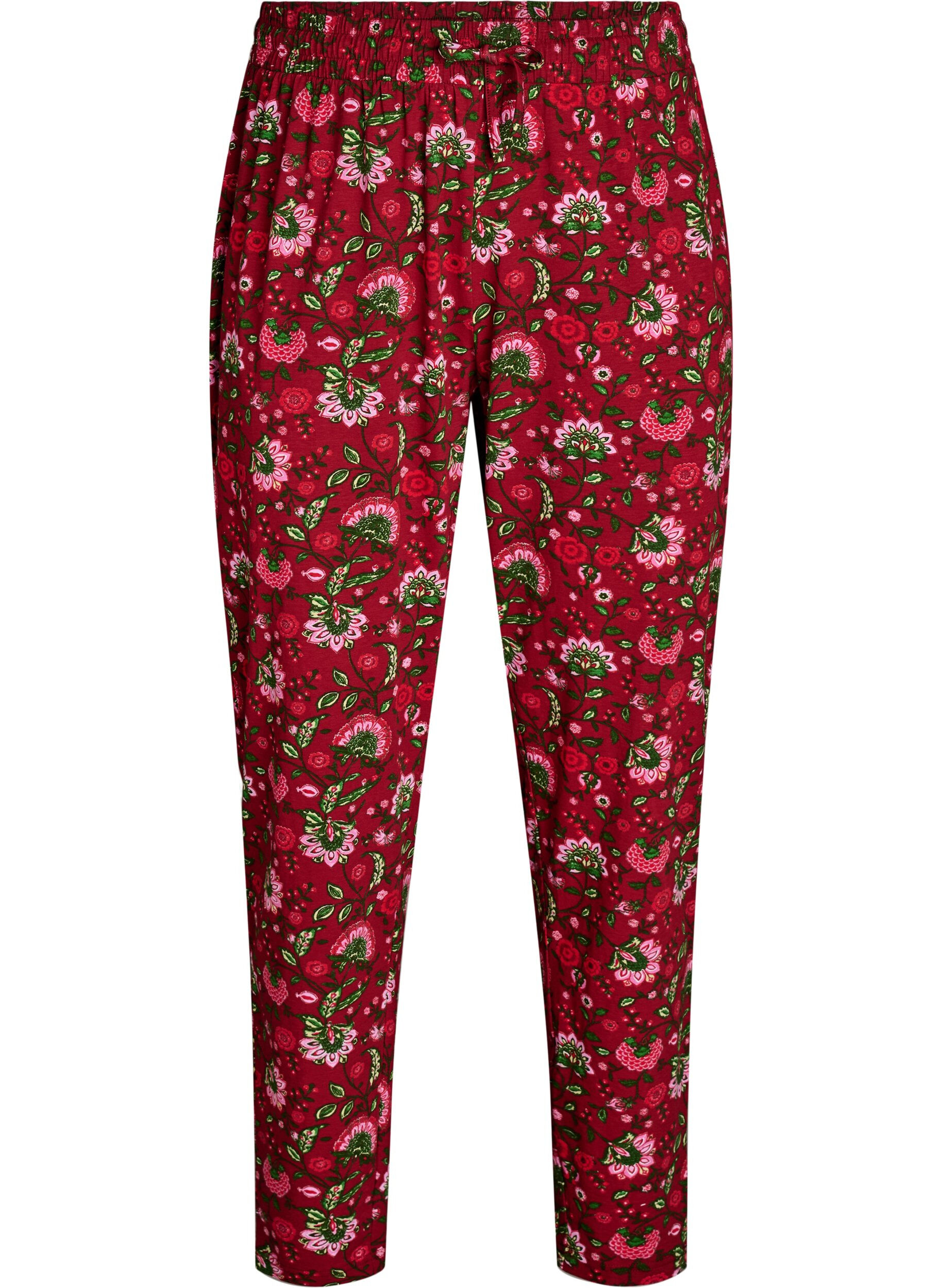 Pantalon de pyjama en coton avec imprim&eacute;