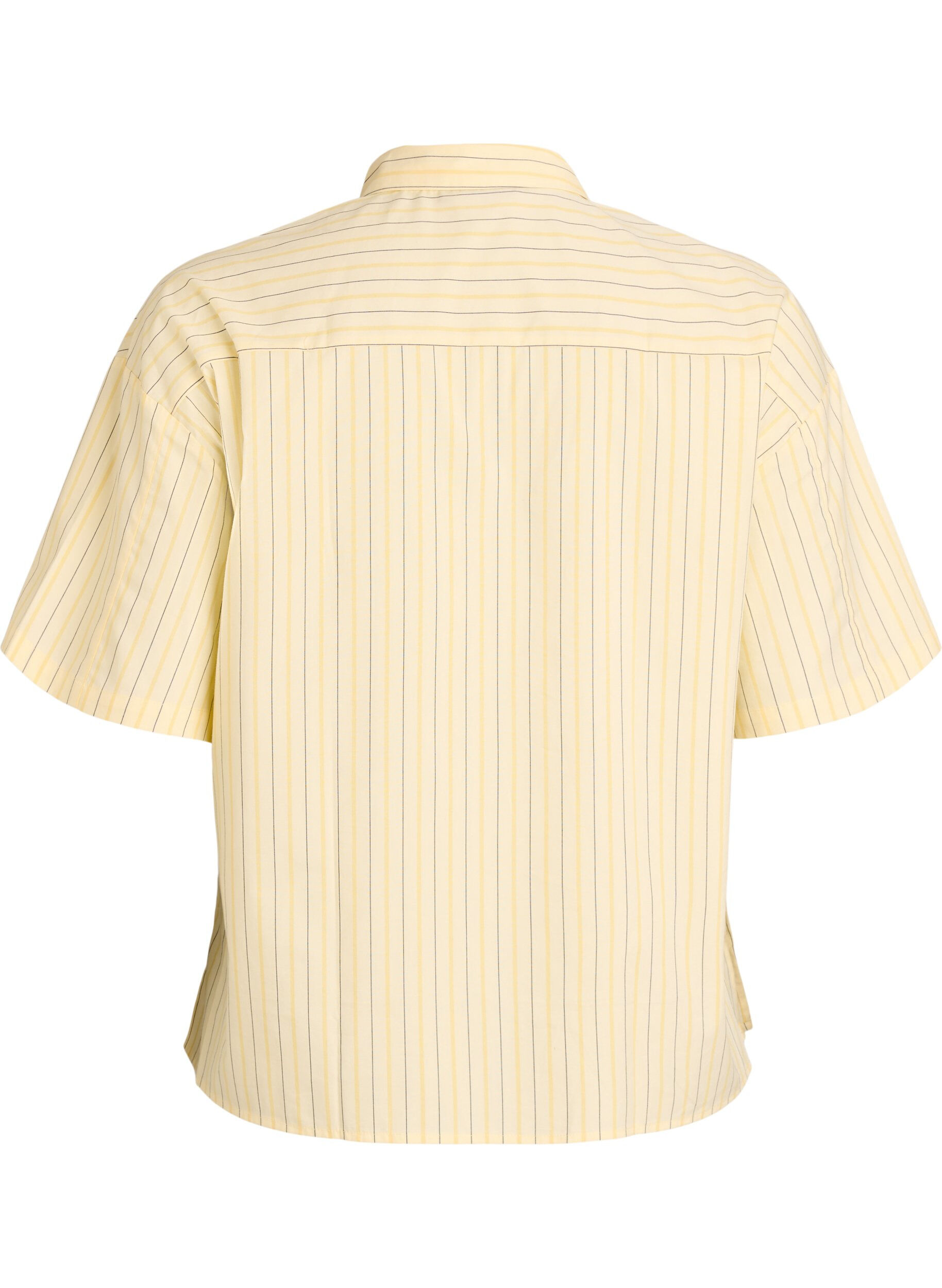 ZizziBlouse ray&eacute;e &agrave; coupe ample, Jaune clair, Packshot image number 1