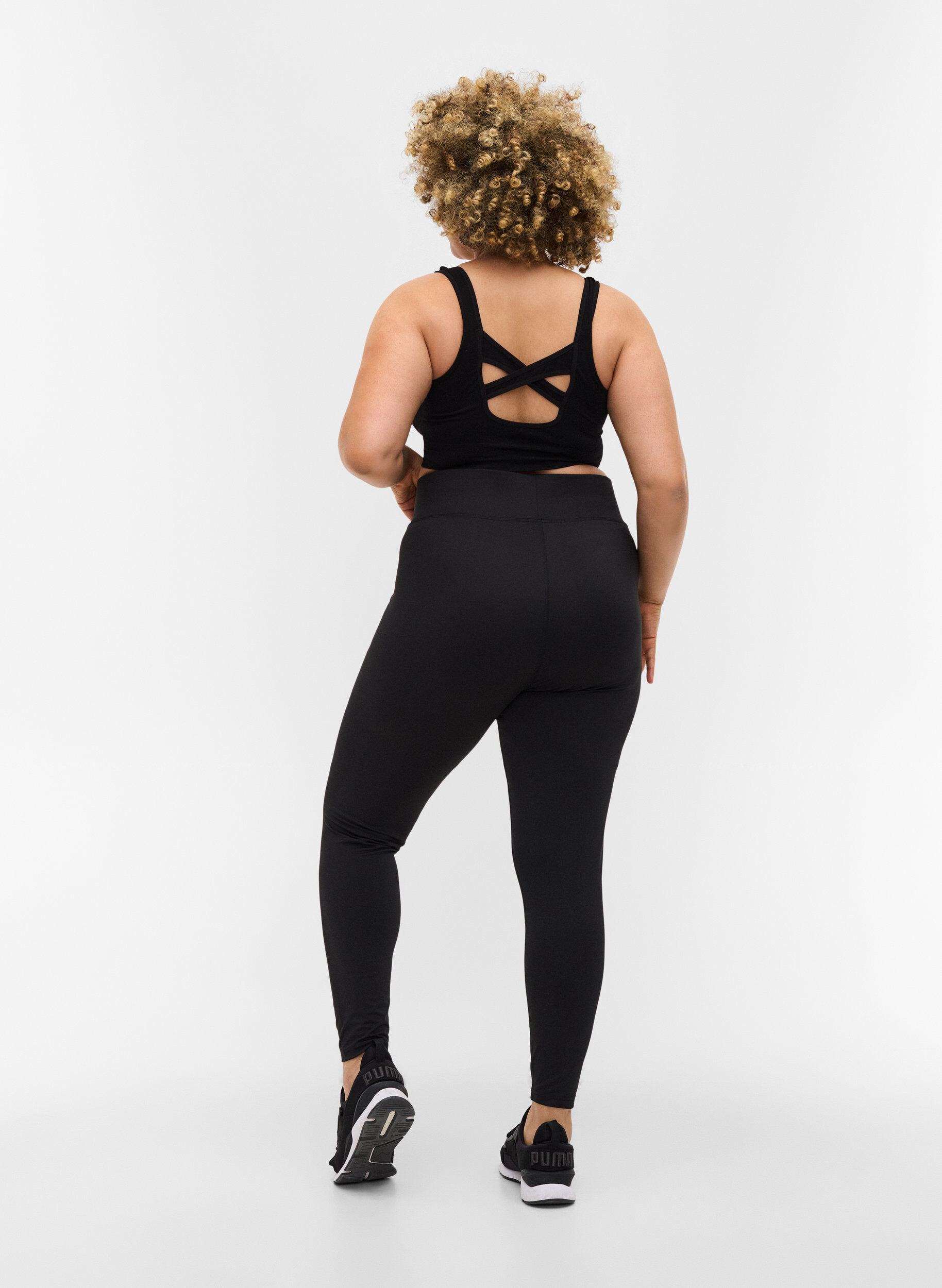 Zizzi Leggings d'entra&icirc;nement, Black, Model image number 1