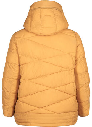 Veste à capuche coupe-vent avec poches, Spruce Yellow, Packshot image number 1