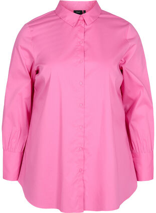 Chemise à manches longues avec larges poignets, Aurora Pink, Packshot image number 0