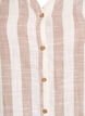 Chemisier en coton avec col en V, Beige, Packshot image number 2