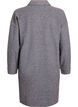 Robe mi-longue en jersey avec un col en V, Gris anthracite, Packshot image number 1