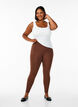 Leggings basiques en viscose, Marron, Model image number 1