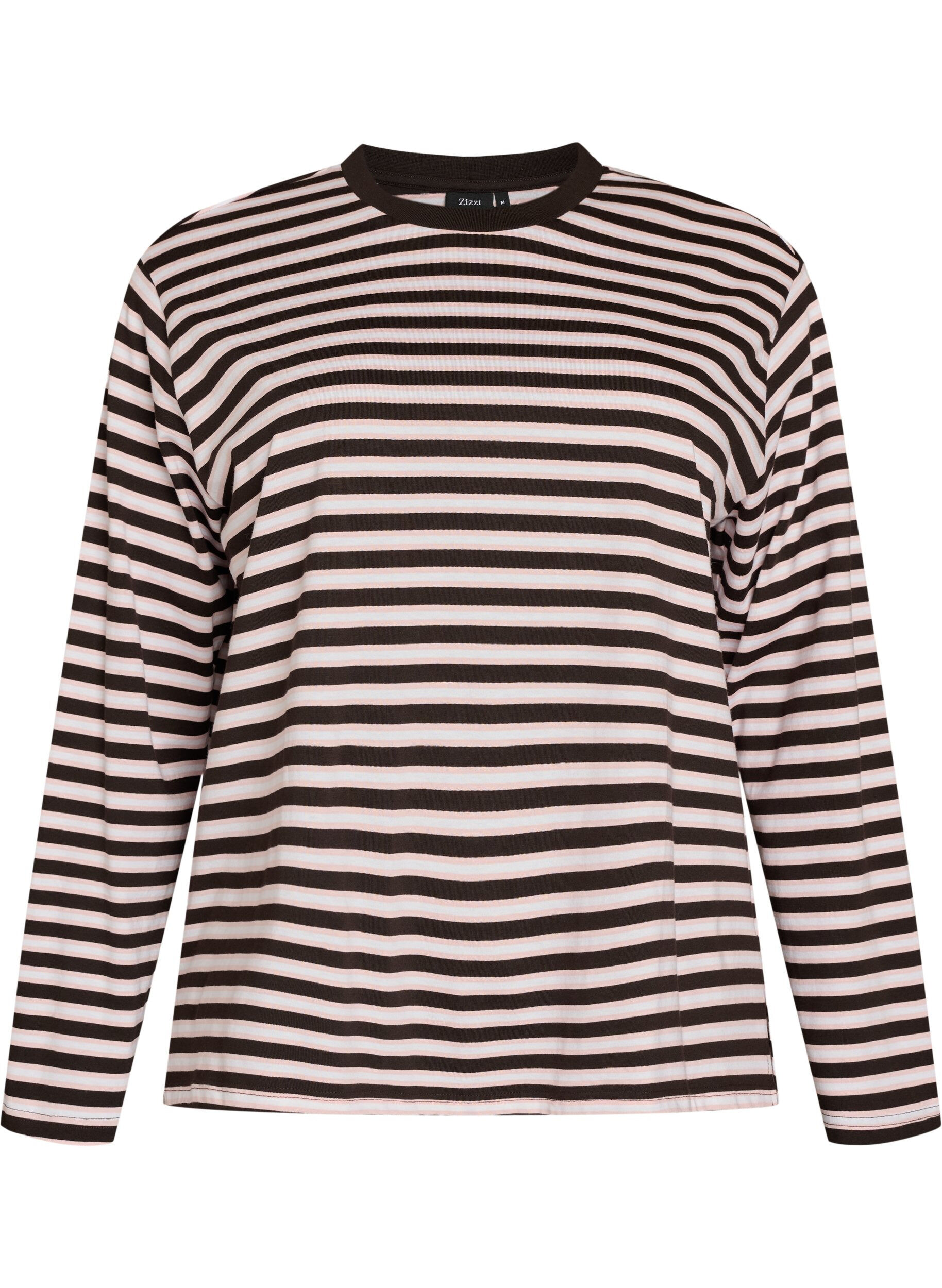 ZizziT-shirt Basic &agrave; manches longues, 9991, Packshot image number 0