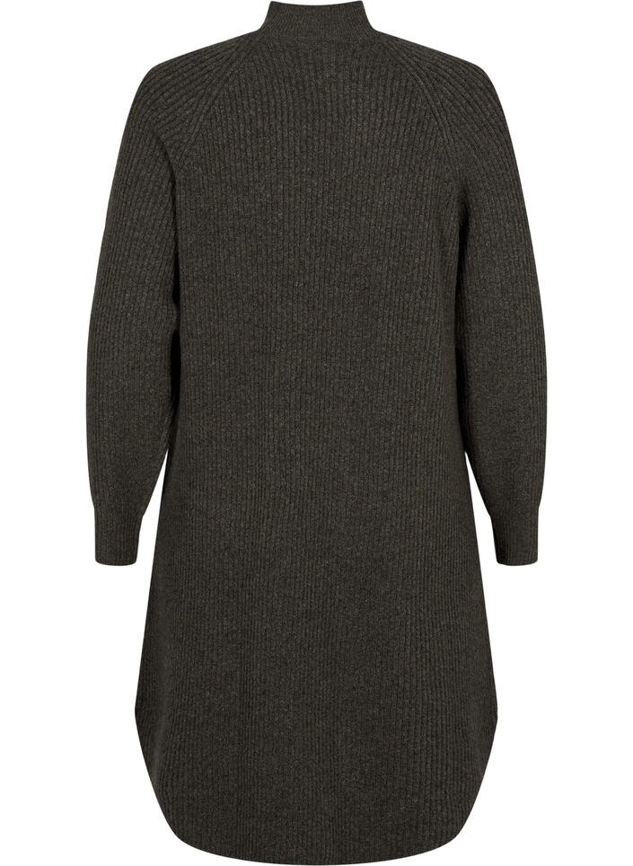 Robe en maille à col montant et manches longues, Sea Turtle Mel., Packshot image number 1