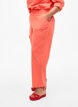 Pantalon ample en lin et coton mélangés, Living Coral, Model image number 2
