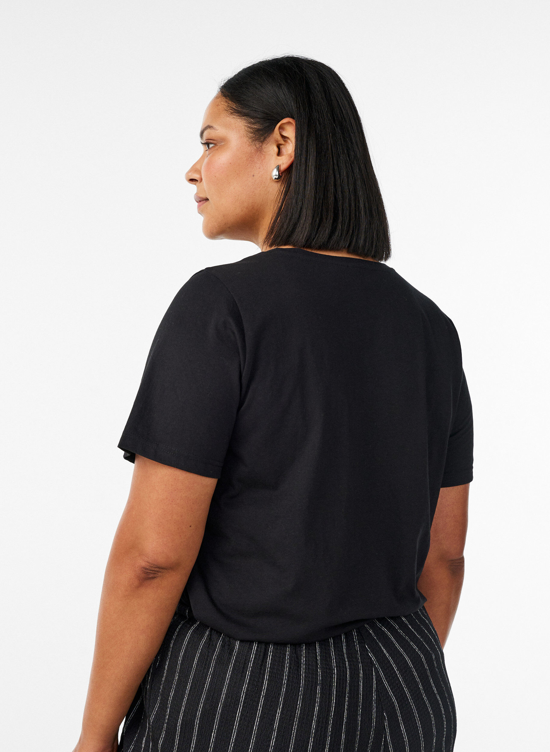 ZizziT-shirt imprim&eacute;, Noir, Model image number 2