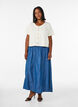Jupe longue aspect denim en TENCEL&trade; Lyocell, Bleu, Model image number 0