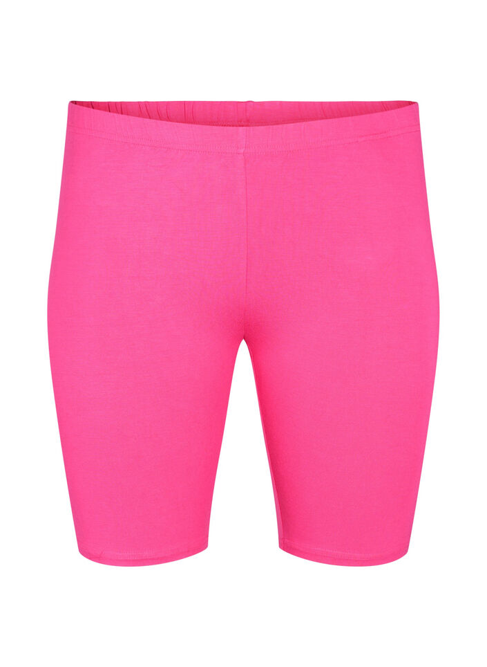 Short cycliste de base de couleur unie, Rose, Packshot image number 0
