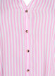 FLASH - Chemise rayée avec manches retroussées, Rose, Packshot image number 2